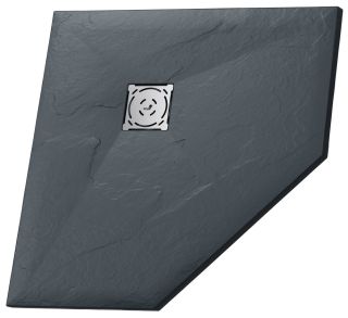 Душевой поддон RGW ST/T-G 16155088-02 80x80см графит